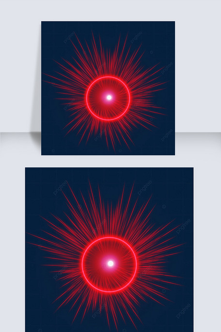 红色射线太阳光redglow光效