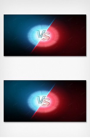vs红蓝光效背景