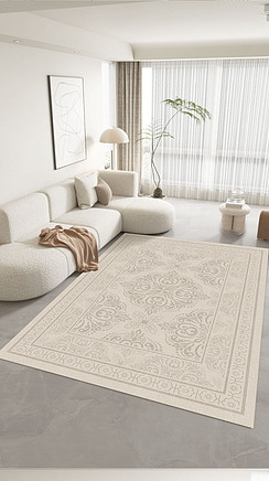 北欧复古地毯客厅沙发茶几毯家用地垫加厚卧室