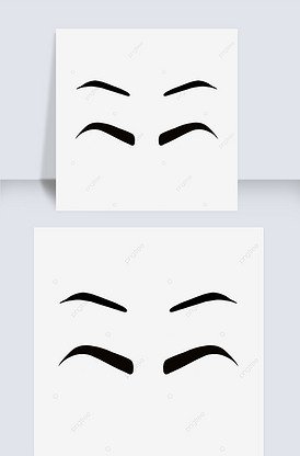 手绘眉毛图片素材_手绘眉毛模板下载-我图网vip素材