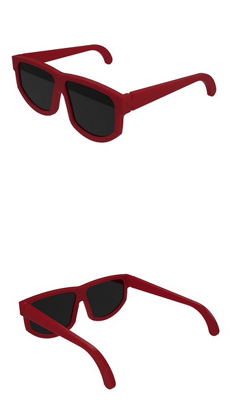 眼镜墨镜太阳镜3D模型-附STL、igs、x_t
