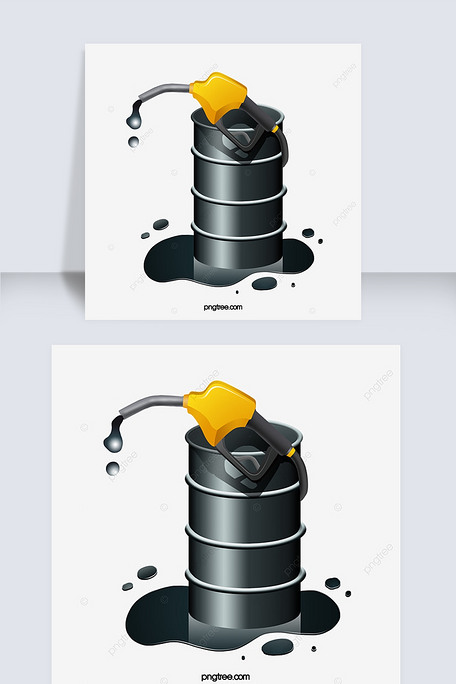 倾倒石油原油罐