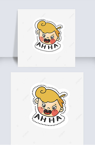 可爱的惊喜聊天表情包