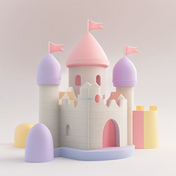 城堡建筑3D模型数字艺术作品24