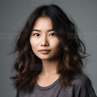 亚洲人摄影师拍摄的自信母亲肖像照片