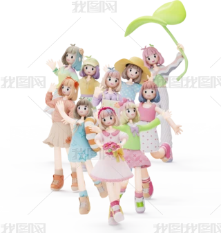 ʮ��3D��ͨ����Ů�����Ļ�װ