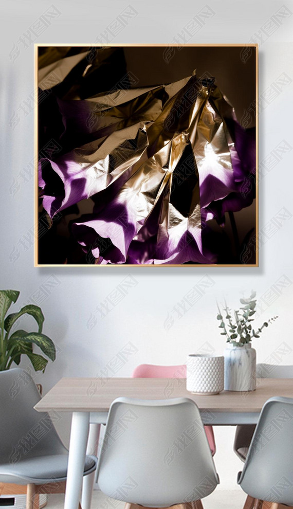 Digitalis purpurea L  Golden Ratio  Dark Background  Psychedelic  Glossy  Glass and Aluminum Fo