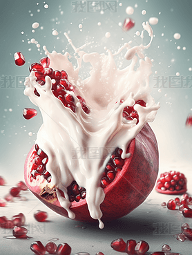 Pomegranate Yogurt 