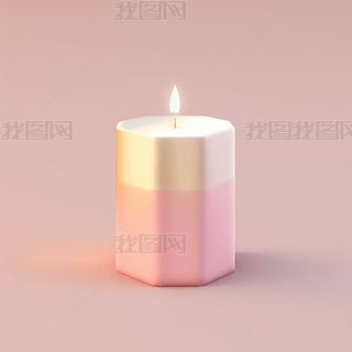 Ч  Candle Icon  3DȾ  ۰ɫ  