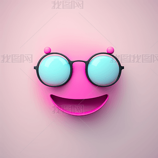 Smiling Face with Glasses icon  3DȾ