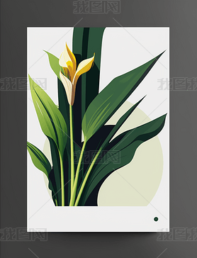 Aspidistra elatiorܲ廭Լƽװλʻгӡˢ