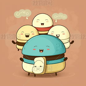 ɰ  ͯȤ廭  Steamed Bunsͨ廭