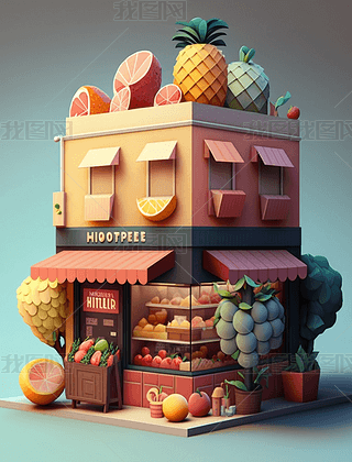 ͶηˮɫͷƷ Fruit Shop in China