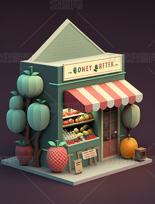 ˮƴʮƷ Fruit Shop in China