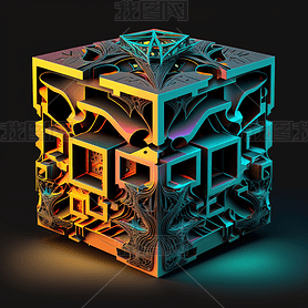 Greeble3Dͼ  ޺  Cube Cube 3