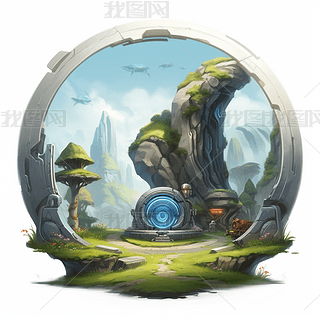 ͨʱչ⻷ͼ  Sketchfab Anne Stokes Gediminas Pranckevicius  32k UHD  2D Ϸ  վ