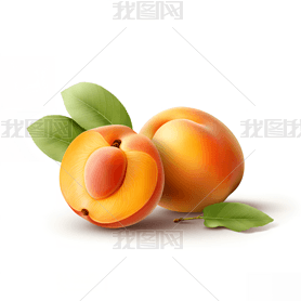 ɰɫʵɫֻ滭Ԫز  ApricotֲͼʸͼͨͼPNGͼز