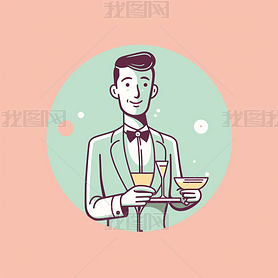 ƽ廭UI/UXƺɫǳɫ Waiter