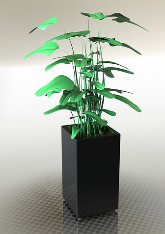 盆景绿植3D-附PRT