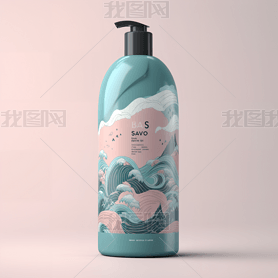 Smoothlined Shampoo with Sea Waves DesignӰͼ