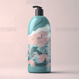 Smoothlined Shampoo with Sea Waves DesignӰͼ