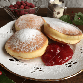 ˵ĵʽPfannkuchen schn angerichtetӰͼ