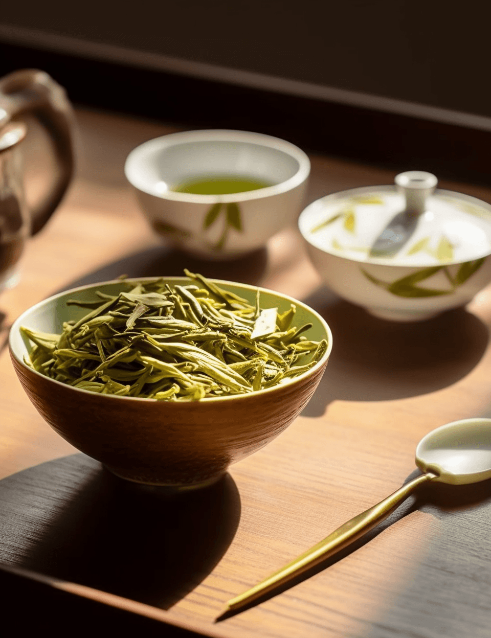 杭州西湖龙井茶叶绿茶新茶(27)高清摄影图