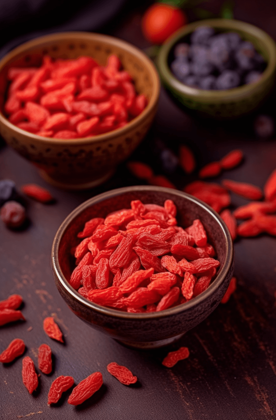 枸杞养生茶中药材 (3)高清摄影图