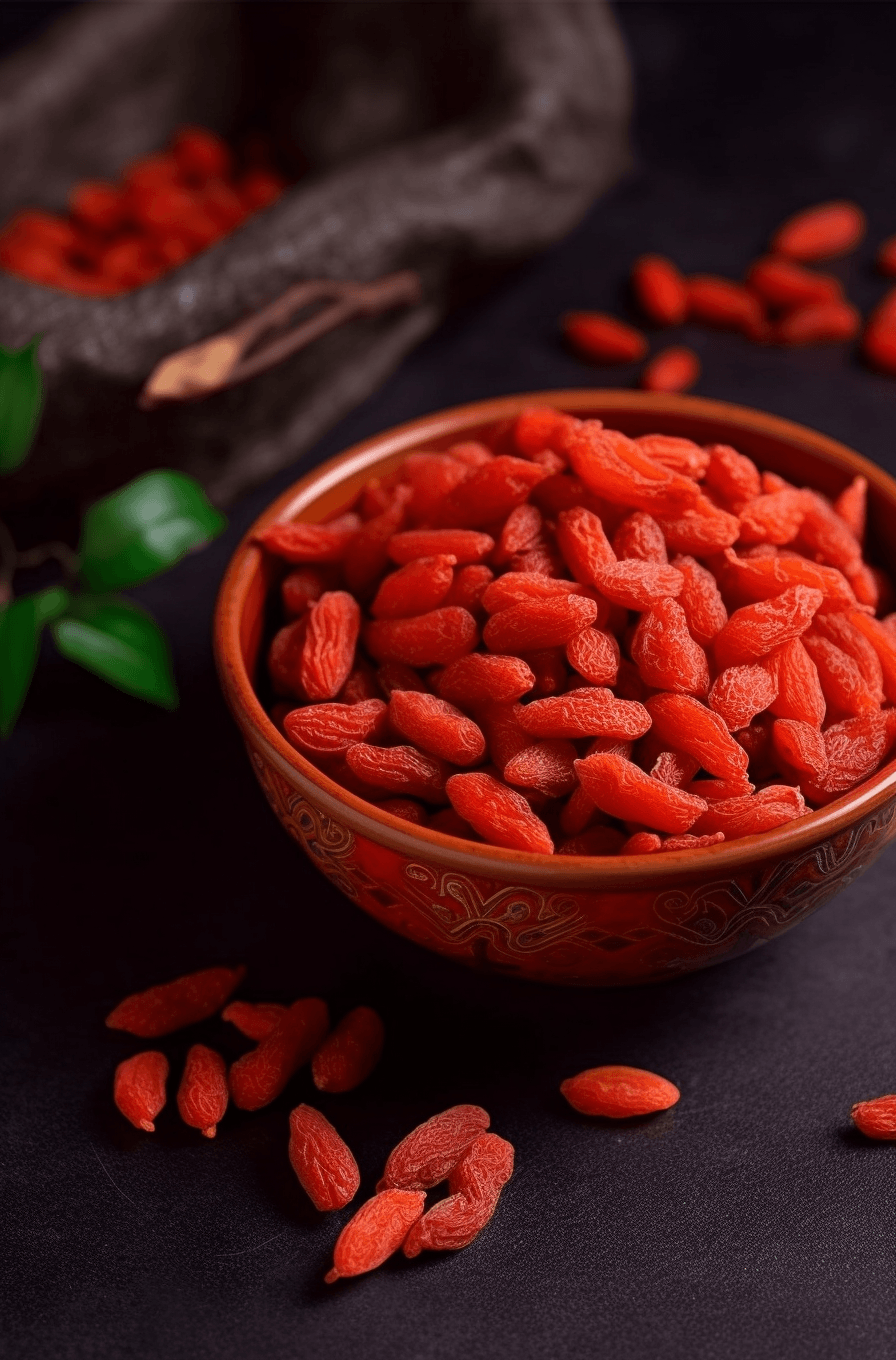 枸杞养生茶中药材 (3)高清摄影图