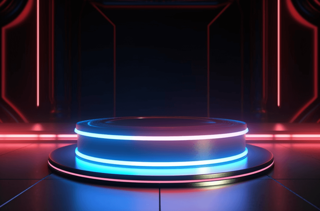 3d科技感物品展示台图片电商展台场景休闲炫彩 (2)高清摄影图