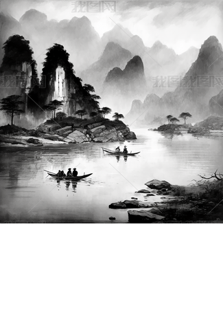 水墨山水圖12