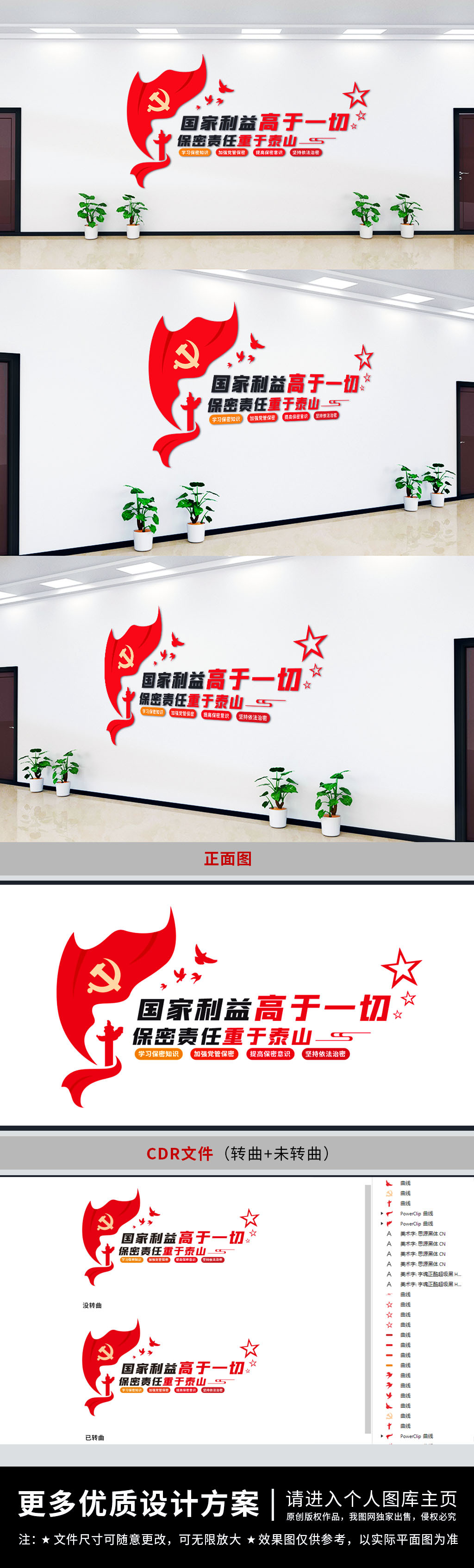 原创保守国家秘密维护国家安全文化墙