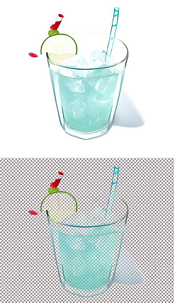 饮料玻璃杯卡通杯子汽水甜食饮品(3)