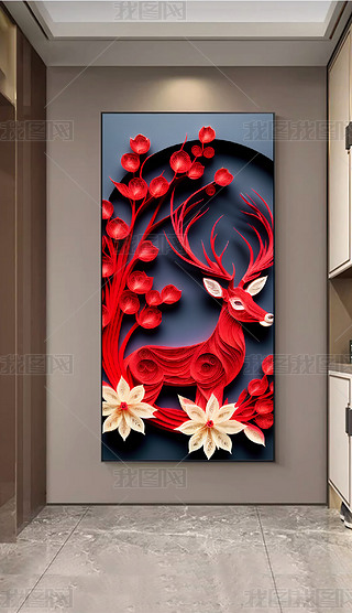 3d立体纸雕专题模板-3d立体纸雕图片素材下载-我图网