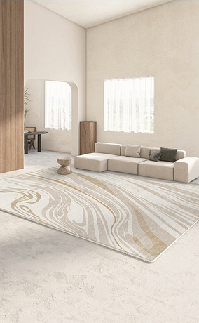 现代简约抽象条纹艺术客厅卧室地毯地垫图案设计