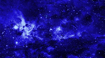 宇宙星云穿梭璀璨光芒蓝色银河星空背景视频星光粒子