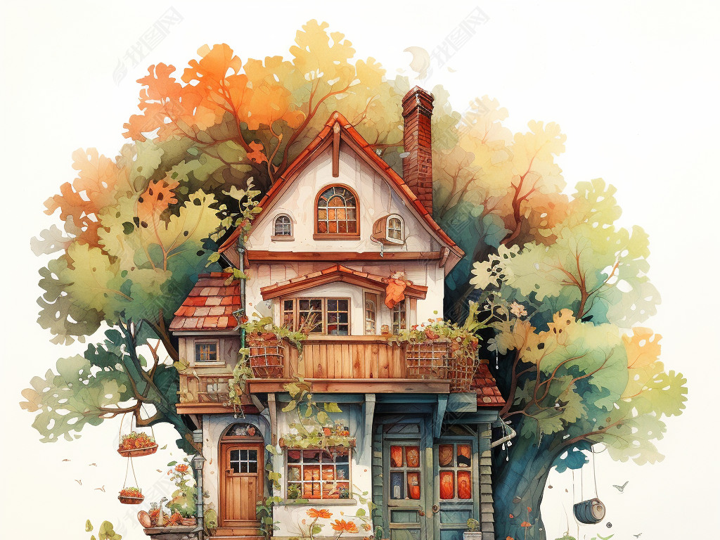 watercolour_house