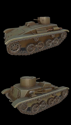 �ձ�С��̹��94ʽ������̹�˸�ģ��ģ��������ͼ