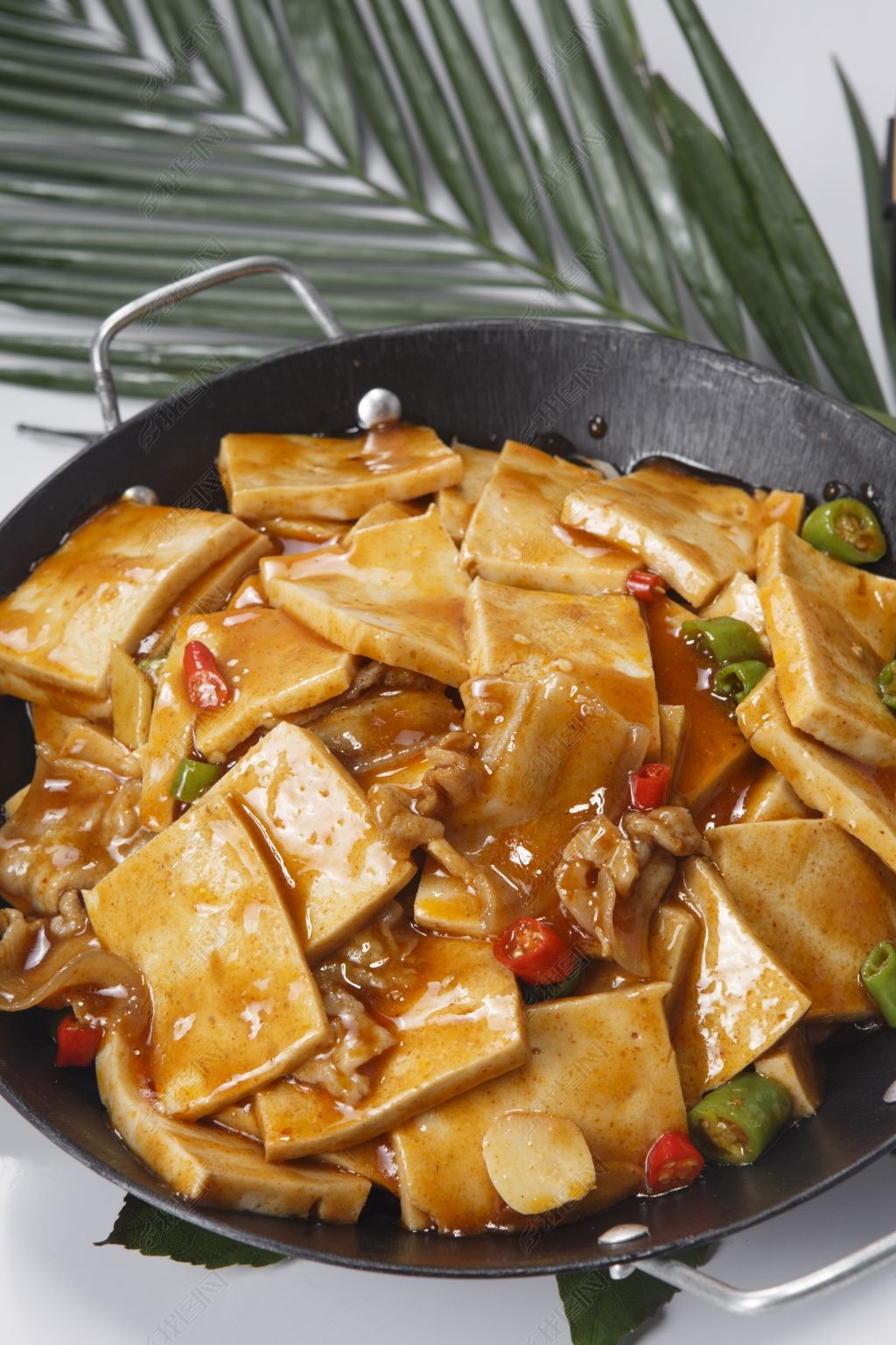 原创锅仔香辣千页豆腐版权可商用