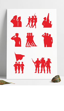 战士剪影专题模板-战士剪影图片素材下载-我图网