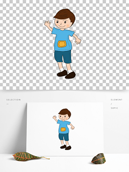 小男孩卡通人物专题模板-小男孩卡通人物图片素材下载-我图网