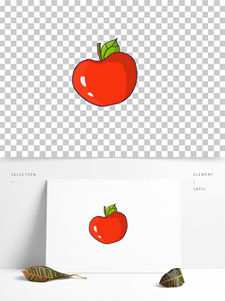 可爱苹果图片