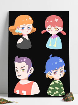 小人头像全身专题模板-小人头像全身图片素材下载-我图网