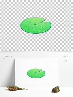 青蛙荷叶简笔画