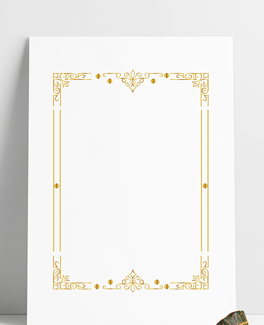 花框花边花纹奖牌证书边框ai格式矢量