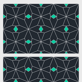 几何图形花卉变化