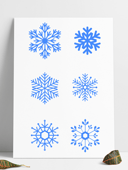 雪花矢量图素材装饰免抠元素冬天白色雪花矢量图素材雪花图标雪花标志