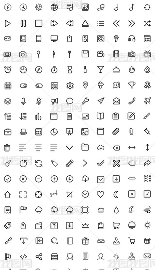 放大缩小图标icon专题模板-放大缩小图标icon图片素材下载-我图网