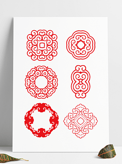 中国风传统云纹边框花纹花边复古祥云边框