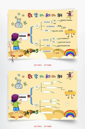 数学比和比例word手抄报